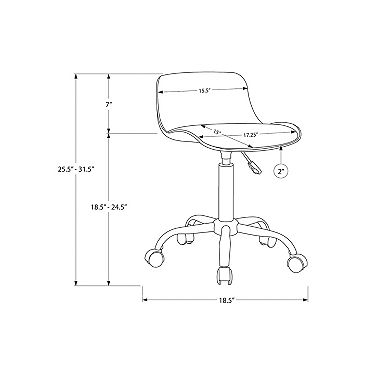 Monarch Low-Back Adjustable Office Chair
