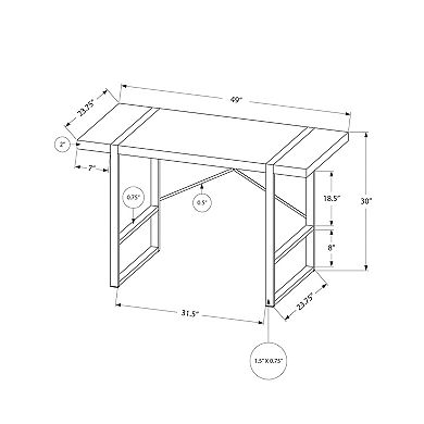 Monarch Thick Panel Desktop Computer Desk