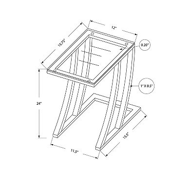 Monarch Bold Modern Accent Table