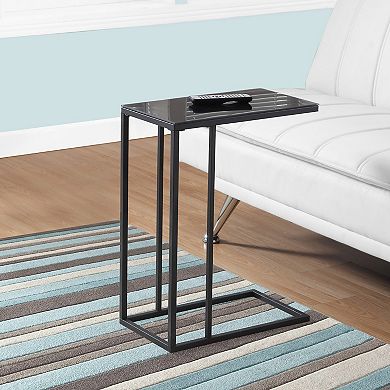 Monarch Tempered Glass Accent Table