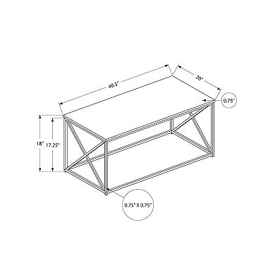 Monarch X-Shape Side Coffee Table