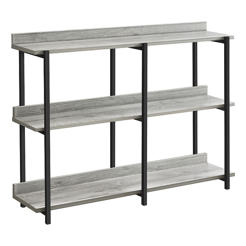 Monarch 2-Shelf Console Table, Grey
