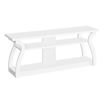 Monarch 60" Open Concept 3-Shelf TV Stand