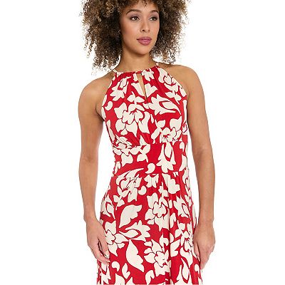 slim fit dress slacks Ragen Keyhole Halter Maxi Dress main image 1