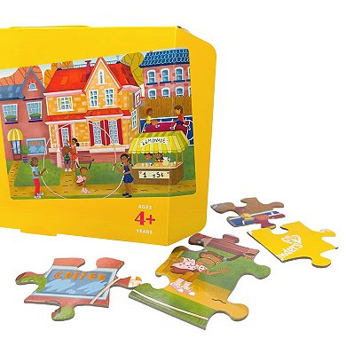 Upbounders Fun Outside 48-Piece Jumbo Floor Puzzle