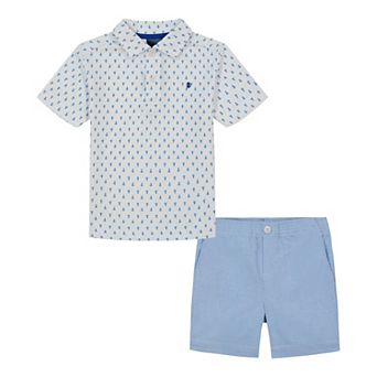 Baby & Toddler Boy IZOD Polo & Shorts Set