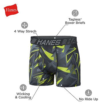 Boys 6-20 Hanes® 5-Pack Sport X-Temp Boxer Briefs