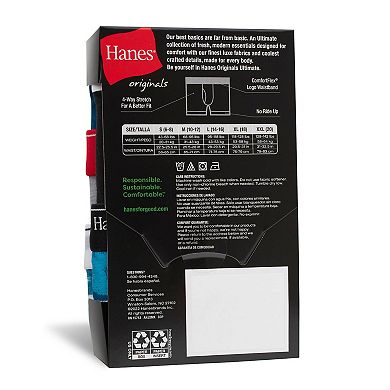 Boys 6-20 Hanes® Originals Ultimate 5-Pack Boxer Briefs