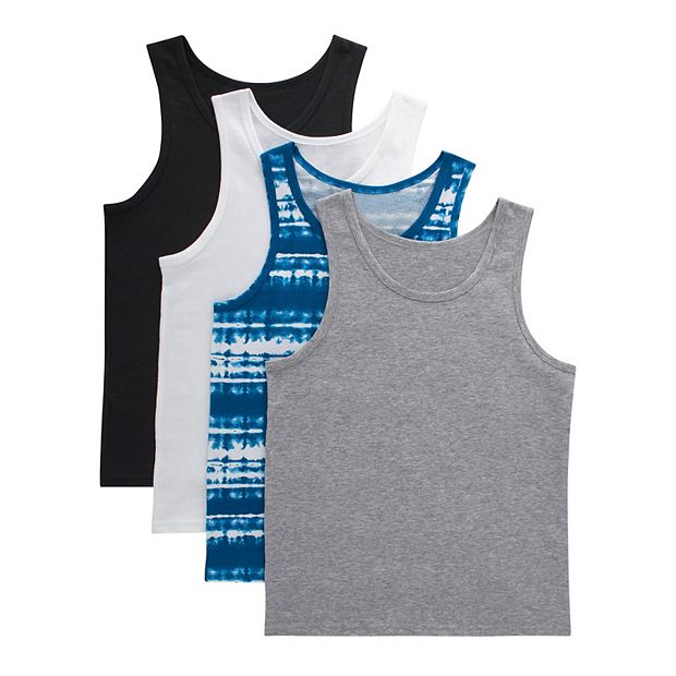 Hanes Boys 4-pk. Originals 4-Way Stretch Tagless Tank Tops