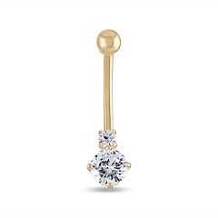 Gold Belly Button Rings: Find Dainty Gold Body Jewelry | Kohl's