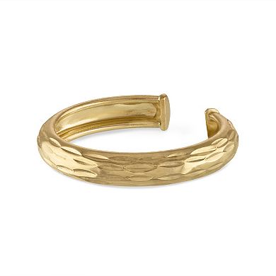 Amella Jewels 14k Gold Textured Ear Cuff