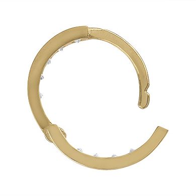 Amella Jewels 10k Gold Cubic Zirconia Cartilage Hoop Earring