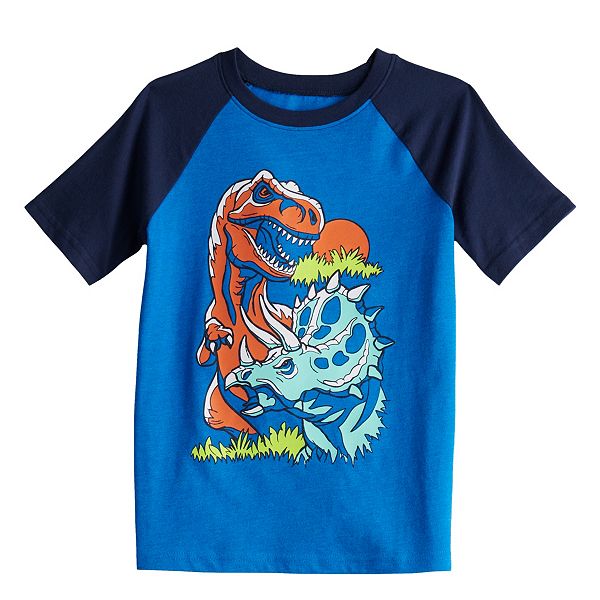 Boys 4-12 Jumping Beans® Dinosaur Raglan Graphic Tee