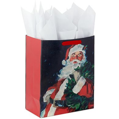 Hallmark Large Holiday Gift Bag (Snowflakes on Gray) | Walgreens