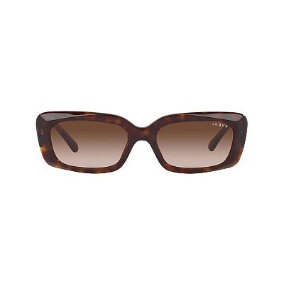 New Vogue Rectangle Sunglasses 52mm Brown Vogue VO5481S 2386T5 Havana Rectangle Brown Polarized 52mm  main image 4