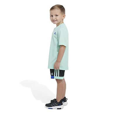 Boys 4-7 adidas Logo Tee & Shorts Set