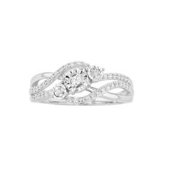 Simply Vera Vera Wang 14k White Gold 1 1/4 Carat T.W. Diamond