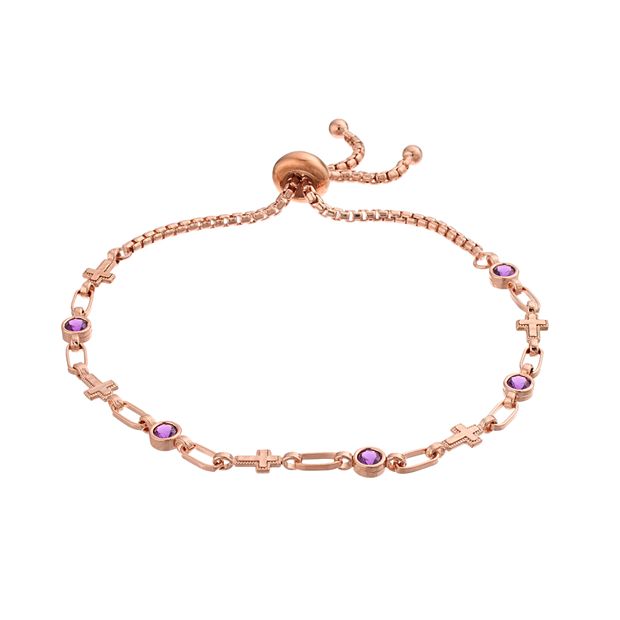 Kohls amethyst store bracelet