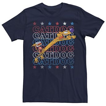 Men's Nickelodeon Patriotic CatDog Tee