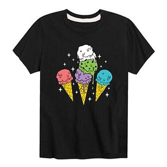 Boys 8-20 Melting Ice Cream Cones Graphic Tee