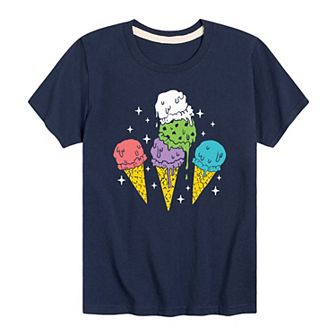 Boys 8-20 Melting Ice Cream Cones Graphic Tee