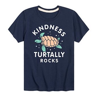 Boys 8-20 Kindness Turtally Rocks Graphic Tee