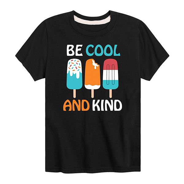 Boys 8-20 Be Cool And Kind Ice Cream Graphic Tee
