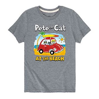 Boys 8-20 Pete The Cat At The Beach Graphic Tee