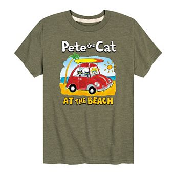 Boys 8-20 Pete The Cat At The Beach Graphic Tee