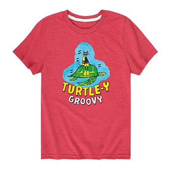 Boys 8-20 Pete The Cat Turtle-y Groovy Graphic Tee