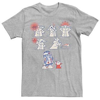 Men's Grogu Patriotic Tee