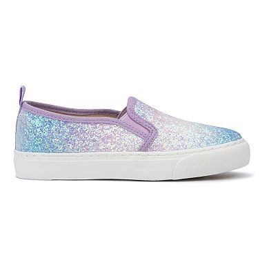 Olivia Miller Glitter Girls' Slip-On Shoes