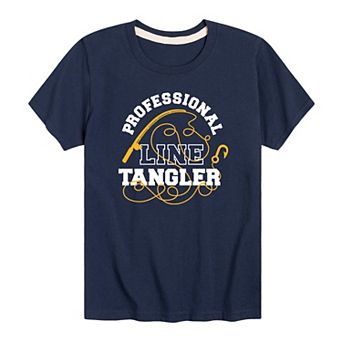 Boys 8-20 "Professional Line Tangler" Fish Graphic Tee