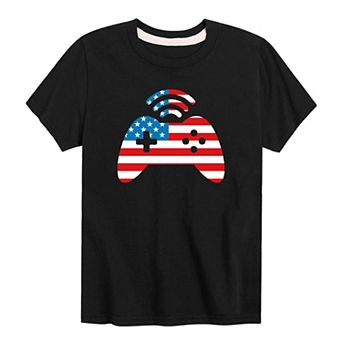 Boys 8-20 Americana Game Controller Graphic Tee