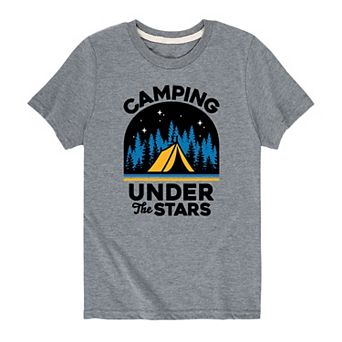 Boys 8-20 Camping Under The Stars Graphic Tee