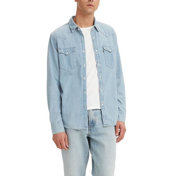 Kohls denim shirt store mens