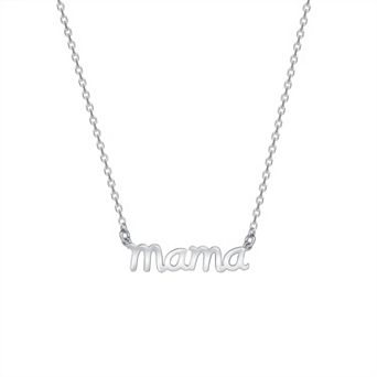 Kristen Kesho Sterling Silver "Mama" Necklace