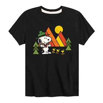 Boys 8-20 Peanuts Retro Snoopy Woodstock Graphic Tee