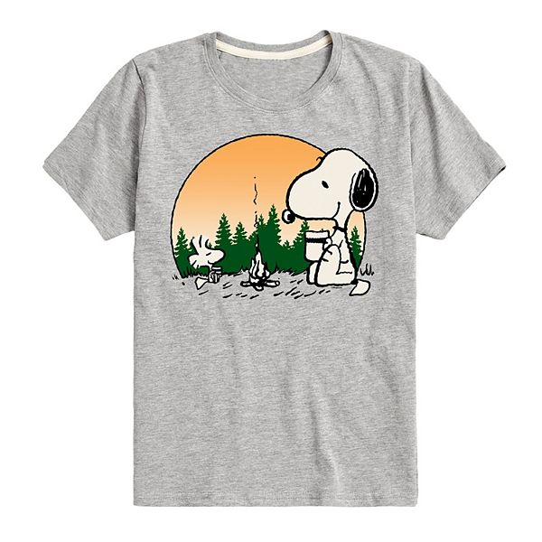 Boys 8-20 Peanuts Snoopy Campfire Graphic Tee