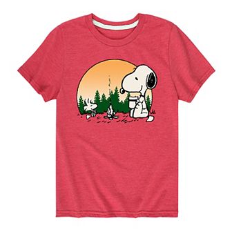 Boys 8-20 Peanuts Snoopy Campfire Graphic Tee
