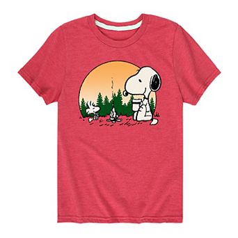 Boys 8-20 Peanuts Snoopy Campfire Graphic Tee