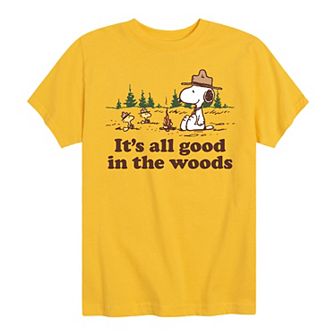 Boys 8-20 Peanuts "All Good In The Woods" Graphic Tee