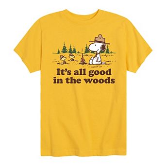 Boys 8-20 Peanuts "All Good In The Woods" Graphic Tee