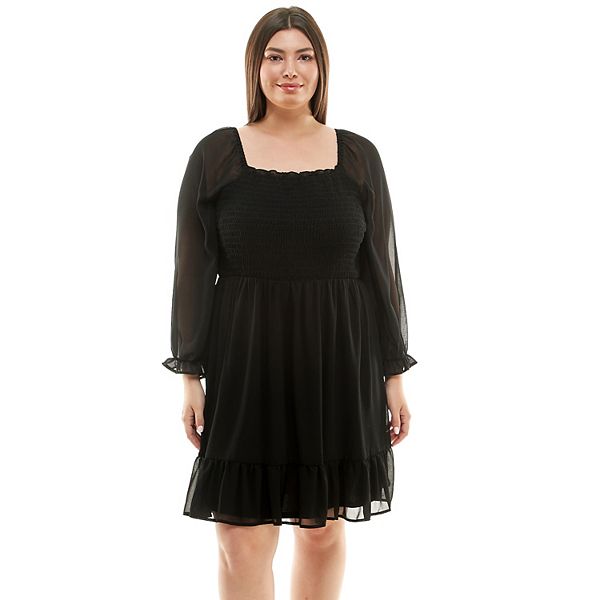 Kohls black 2025 lace dress