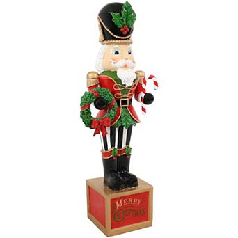 Sunnydaze Karl Indoor And Outdoor Christmas Nutcracker Statue - 48 in