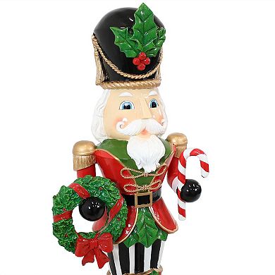 Sunnydaze Karl Indoor And Outdoor Christmas Nutcracker Statue - 48 In