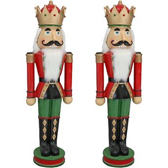 Sunnydaze Matthias the Prince Indoor/Outdoor Nutcracker Statue - 35 in