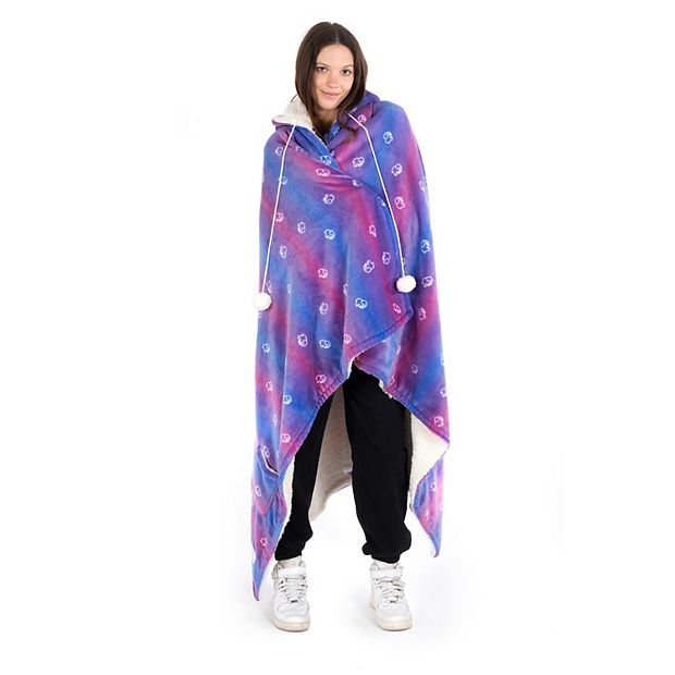 Juniors' IVORY ELLA Hoodie Sherpa Blanket