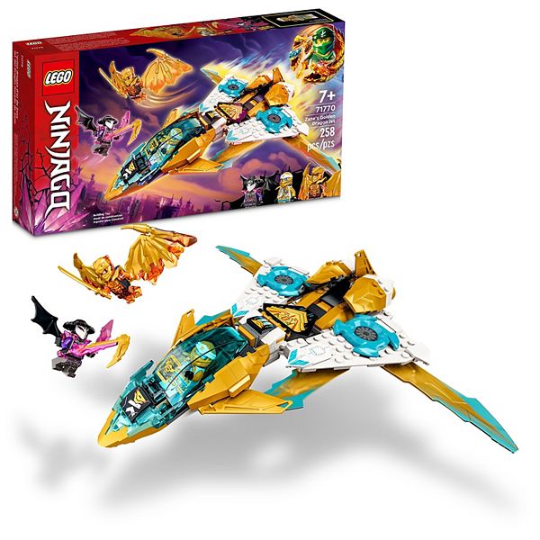 LEGO NINJAGO Zane s Golden Dragon Jet 71770 Building Kit 258 Pieces