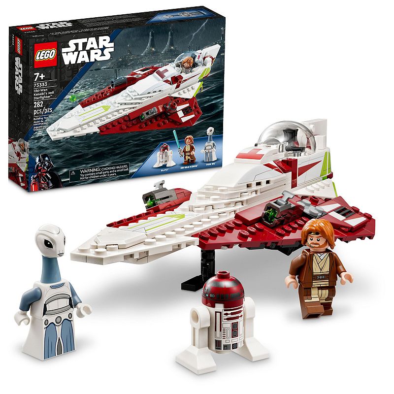 LEGO Star Wars Obi-Wan Kenobis Jedi Starfighter 75333 Building Kit (282 Pi